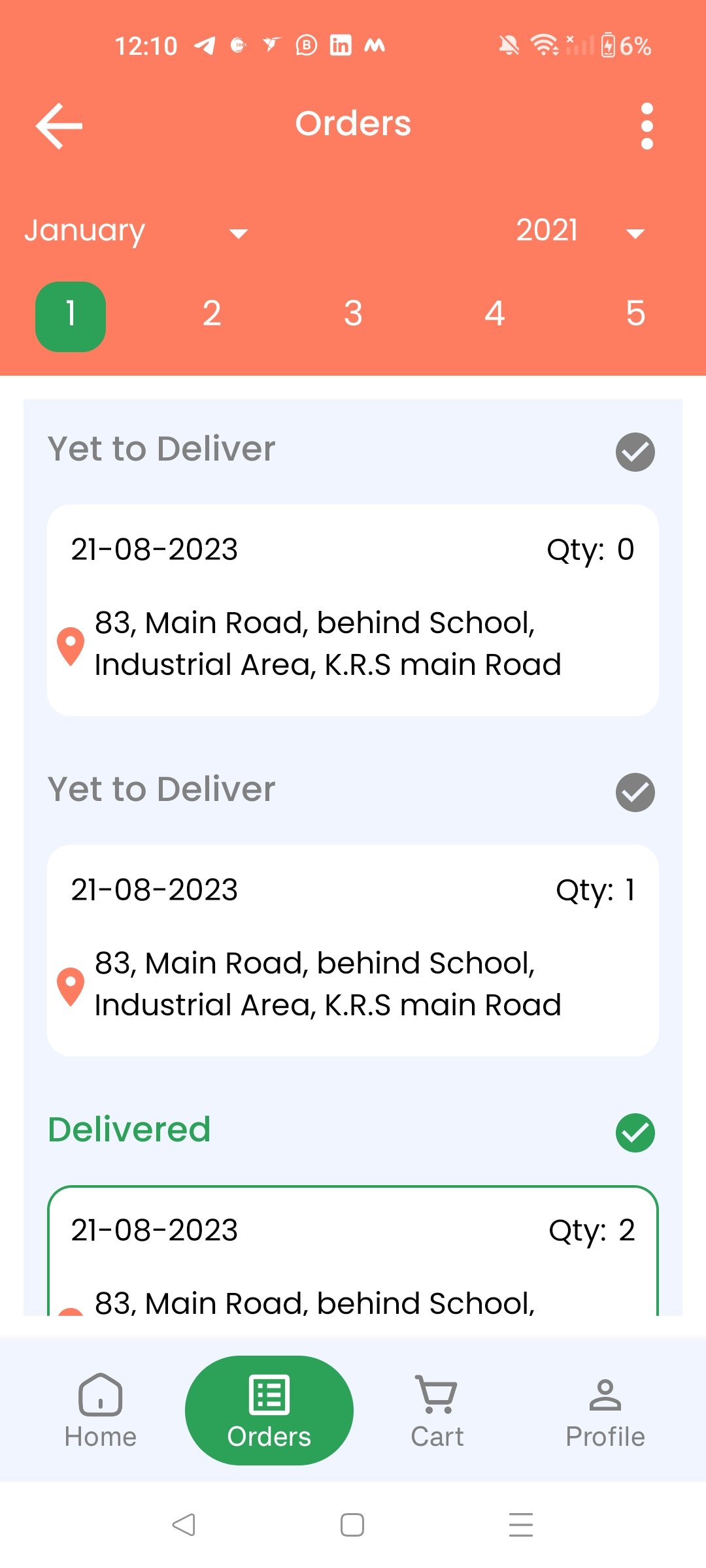 FreshCart — Local Grocery & Fast Delivery Platform Screen