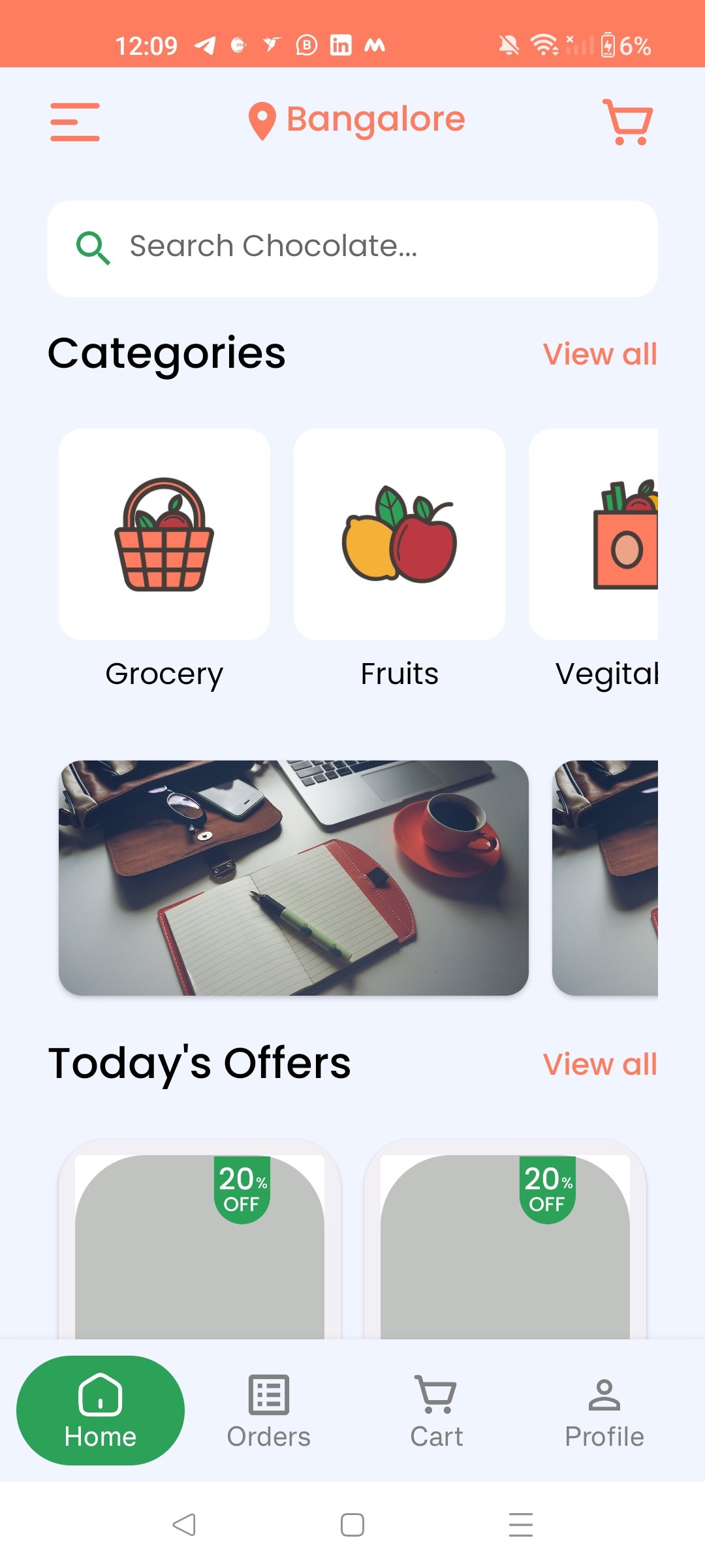 FreshCart Grocery & Local Delivery App